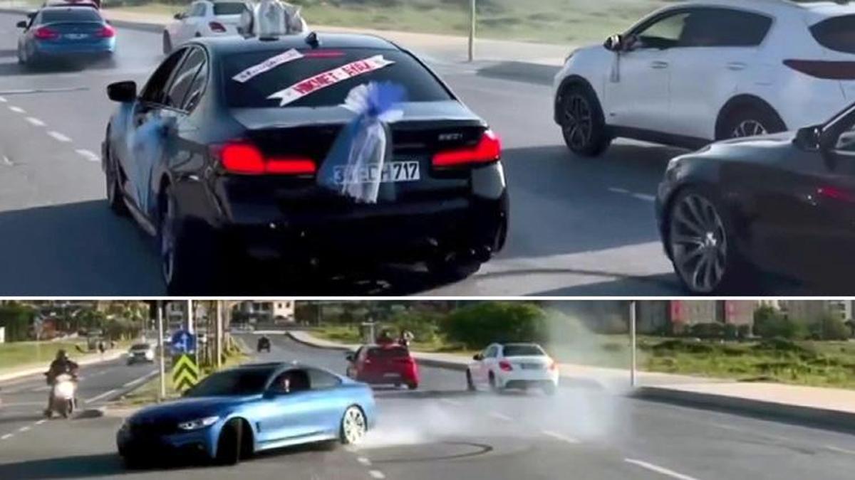 Avcılar'daki sünnet düğünü konvoyu driftçilerine 63 bin lira ceza