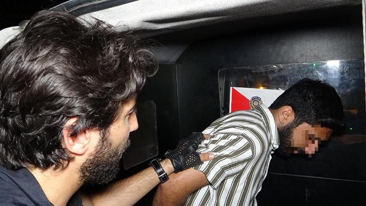 Polisten kaçtı, tabanca ve el bombasıyla yakalandı!