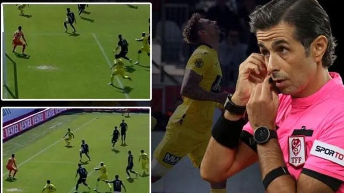 Mete Kalkavan düdüğü erken çaldı Ankaragücü'nün buz gibi golü iptal edildi