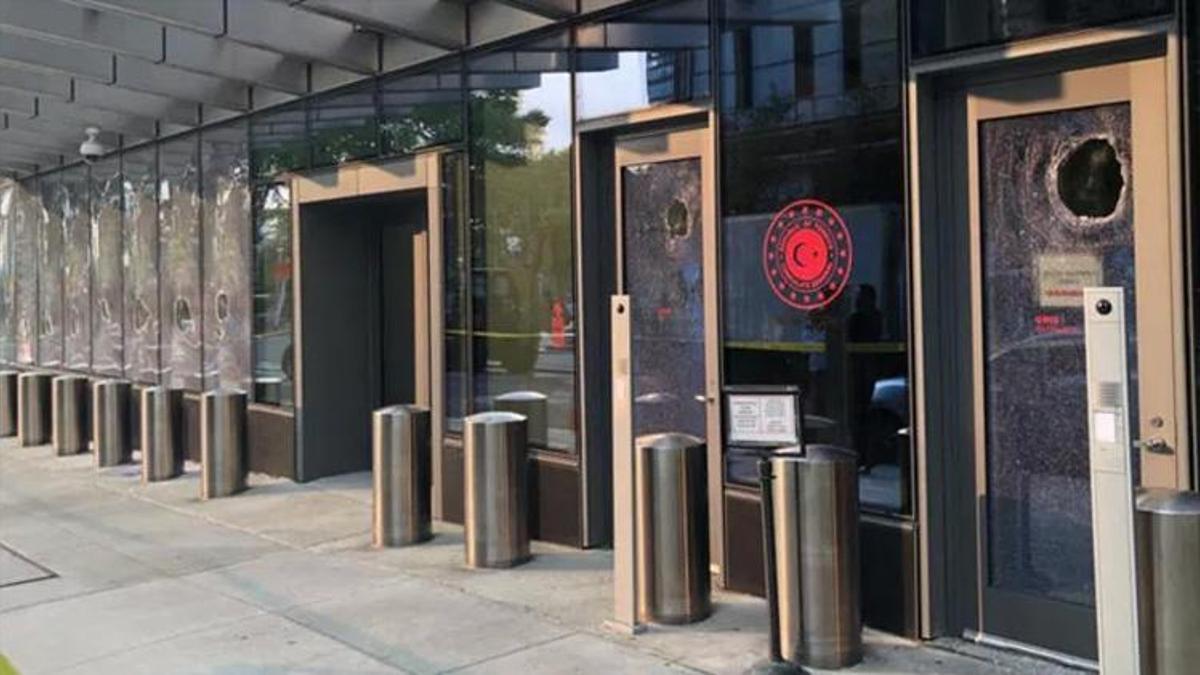New York'ta Türkevi binasına saldırı! Cumhurbaşkanı Erdoğan'dan ABD'ye çağrı