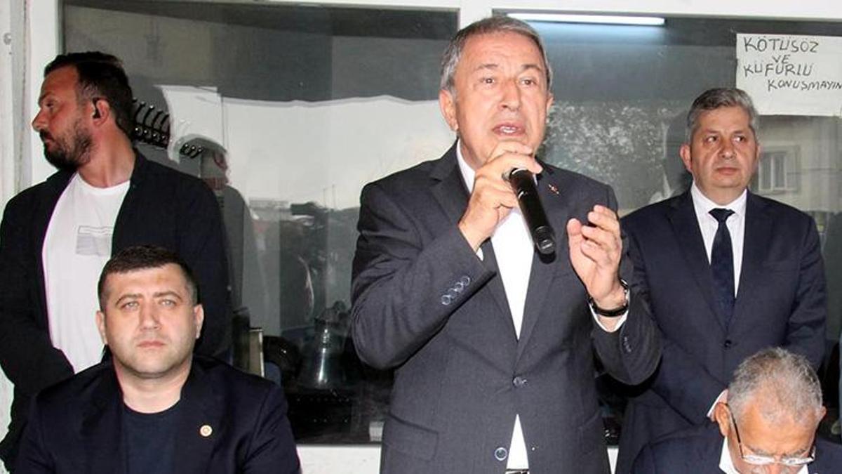 Bakan Akar: Gabar’da şimdi terör konuşulmuyor, petrol konuşuluyor