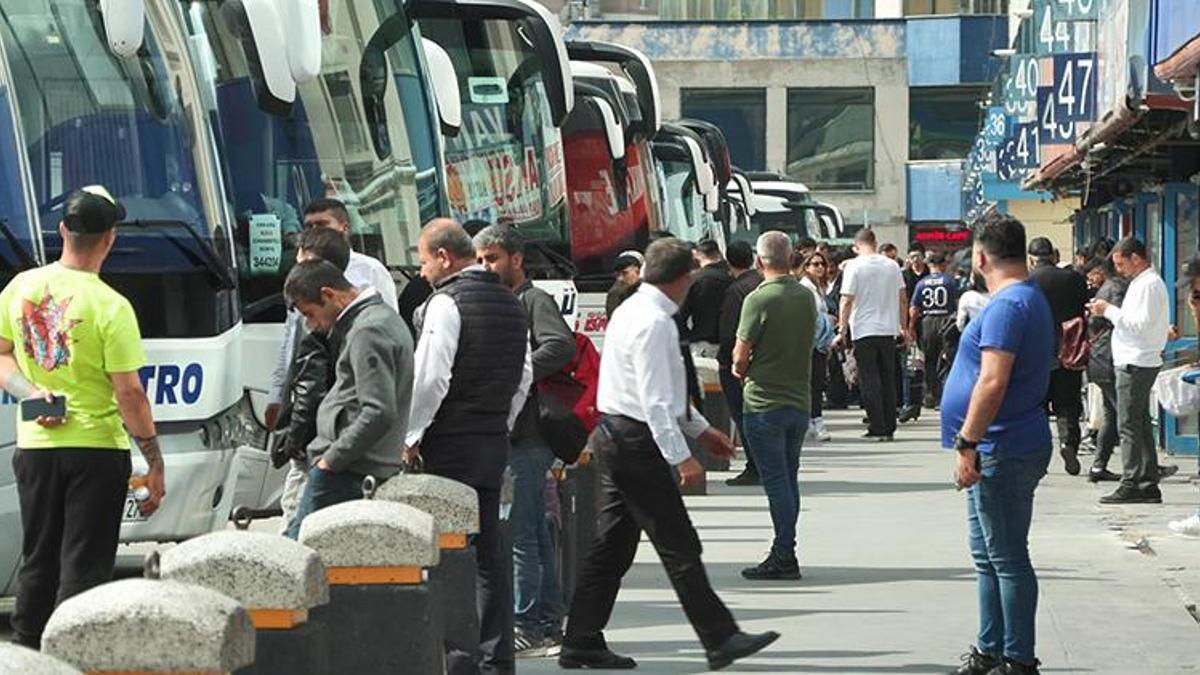 Otogarda 2'nci tur hareketliliği sürüyor