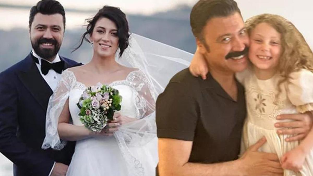 Bülent Parlak ile Burcu Gönder kızlarının doğum günü için bir araya geldi!