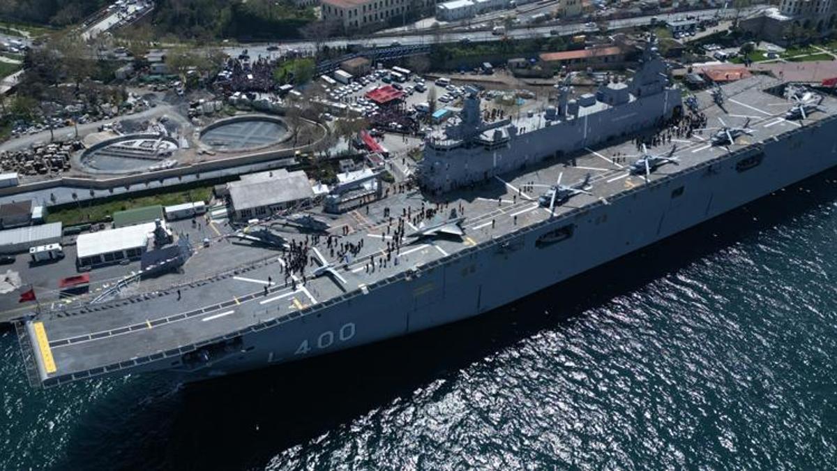 TCG Anadolu İstanbul’dan ayrıldı: 36 günde 221 bin 622 kişi ziyaret etti