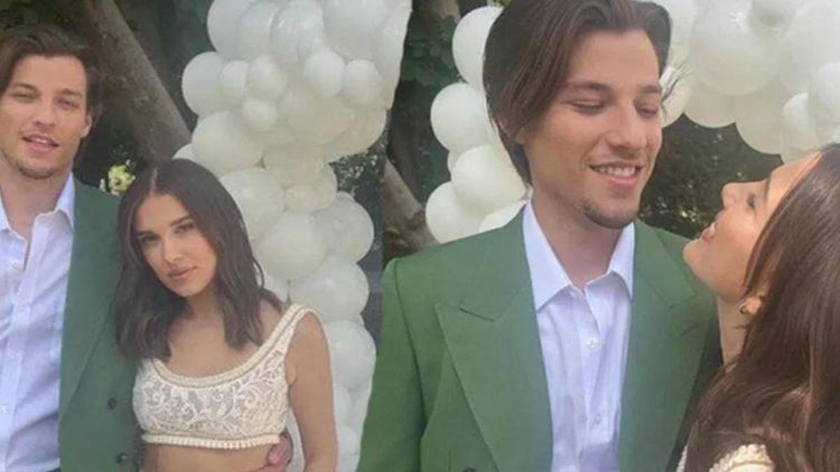 Millie Bobby Brown ile Jake Bongiovi'den nişan kutlaması!