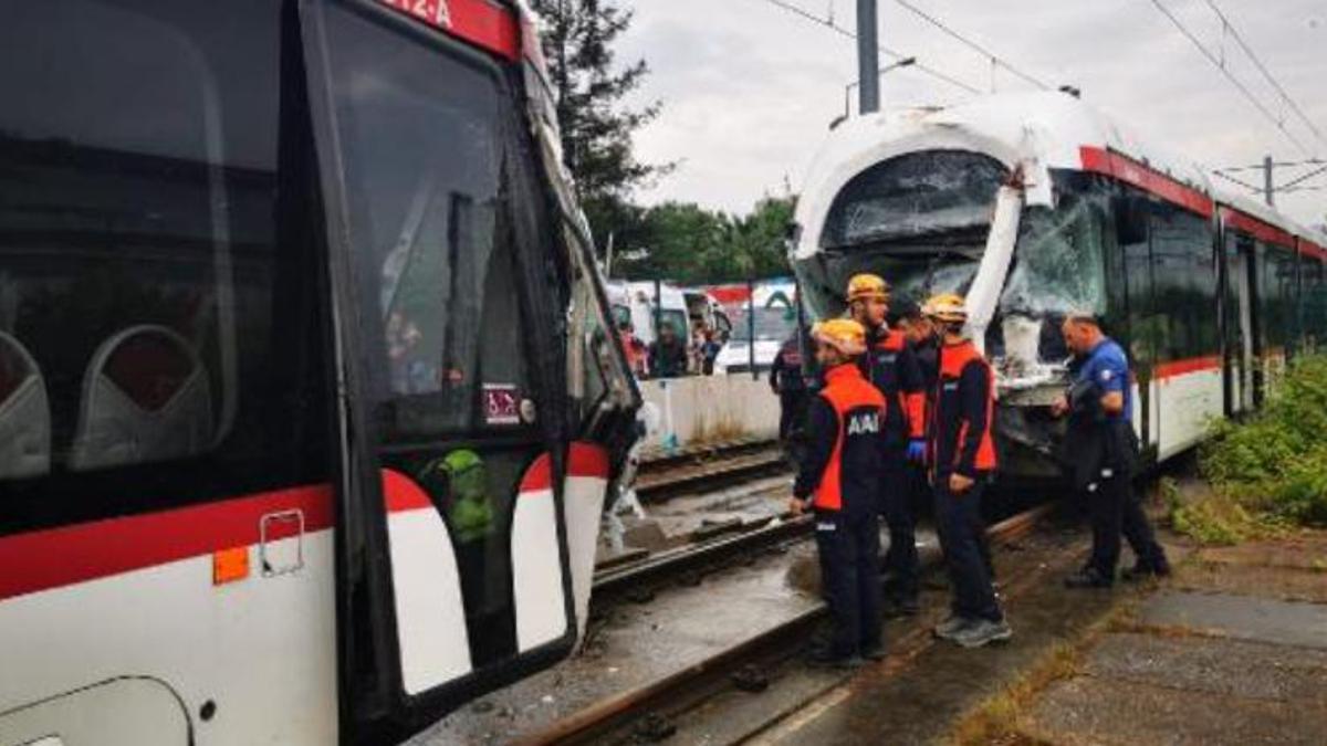 Kaza yapan tramvayların kara kutusu inceleniyor