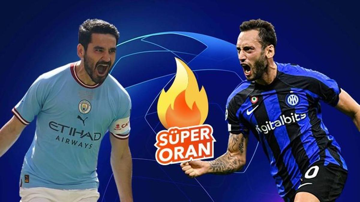 Manchester City - Inter maçı Tek Maç ve Canlı Bahis seçenekleriyle Misli.com’da