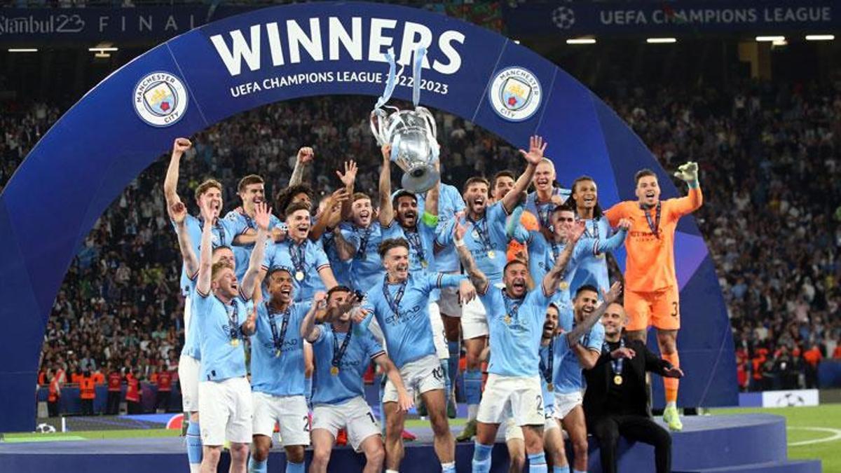 UEFA Şampiyonlar Ligi'nde dev final! Manchester City - Inter: 1-0