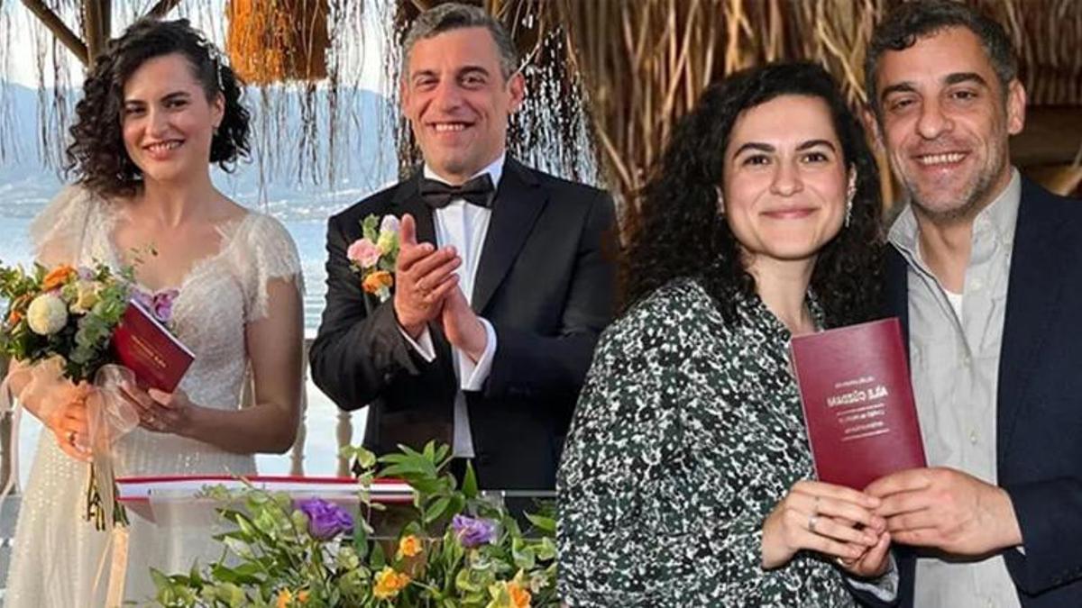 Dağhan Külegeç ile Tuğba Aytaş düğün yaptı