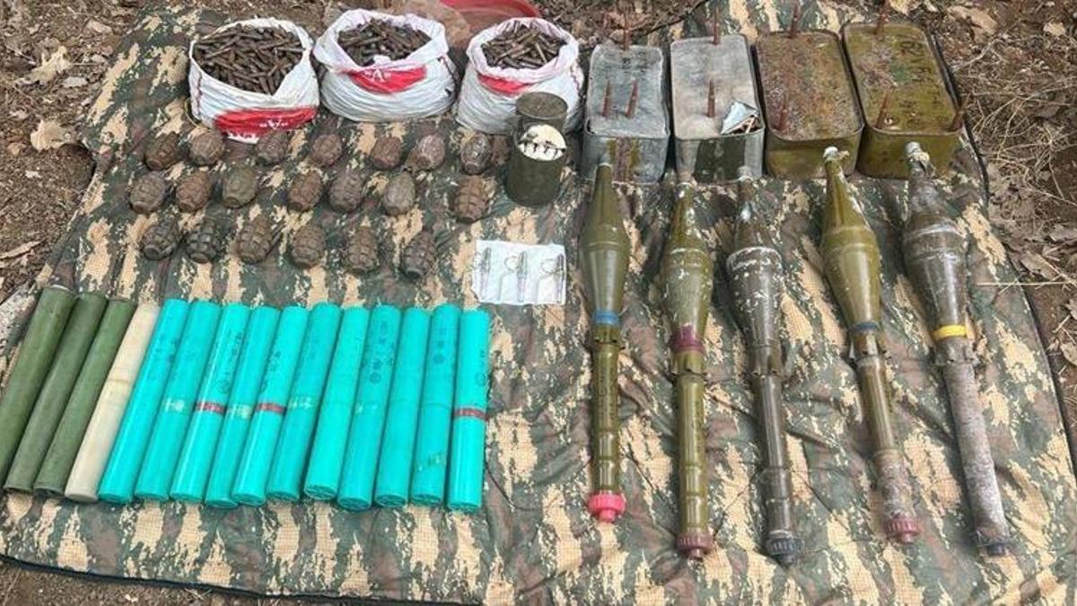 MSB: Irak'ın kuzeyinde çok sayıda silah ve mühimmat ele geçirildi