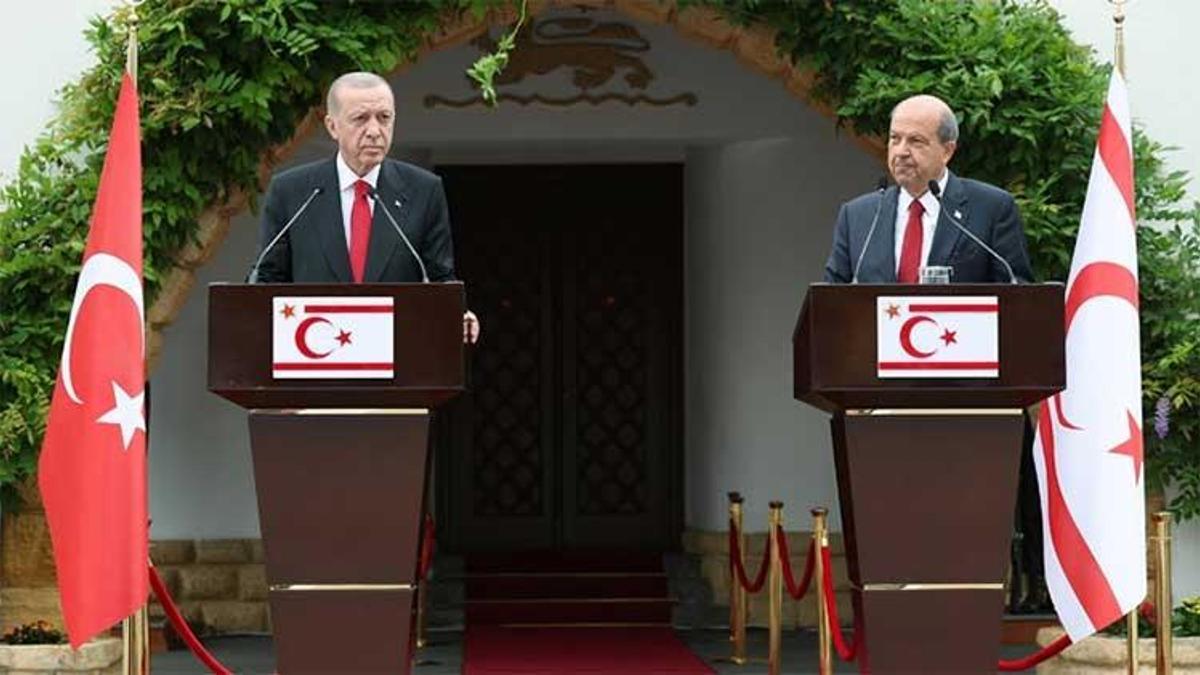 Cumhurbaşkanı Erdoğan'dan dünyaya KKTC çağrısı: Kıbrıs Türkü hiçbir zaman azınlık olmadı