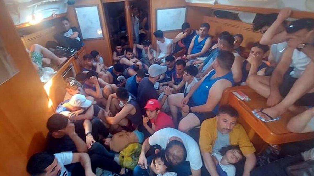 Bodrum'da 86 kaçak göçmen yakalandı