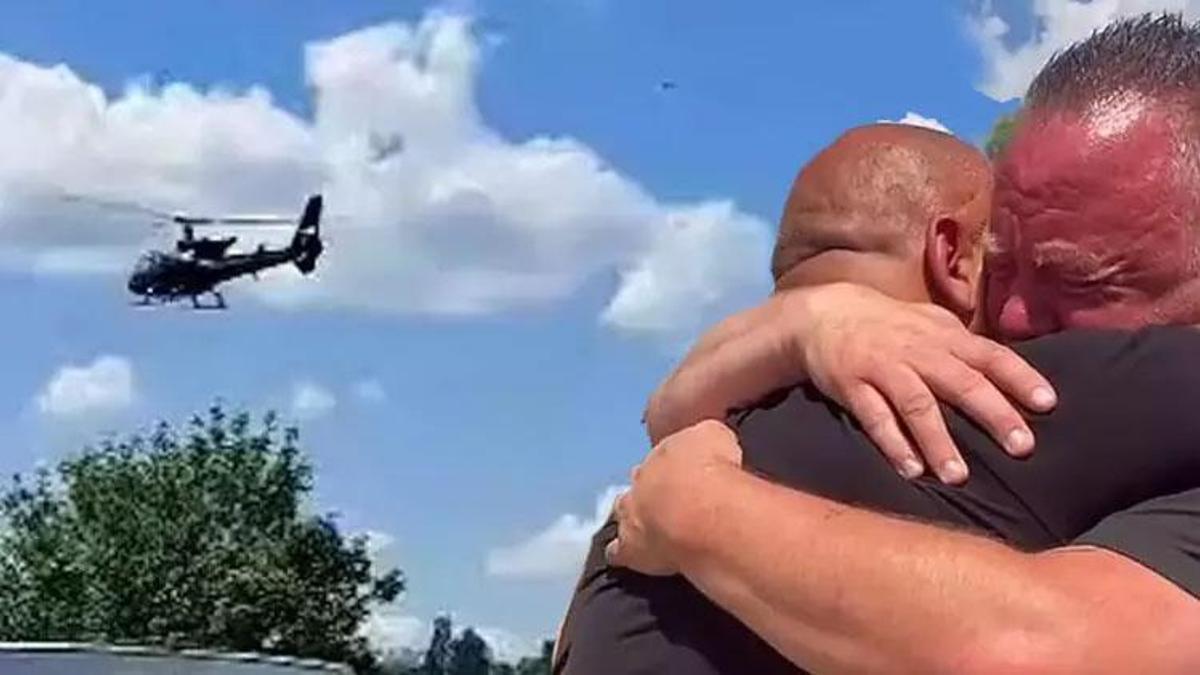 Ailesine hayat dersi vermek için kendini 'öldü' gösterdi, cenazesine helikopterle indi