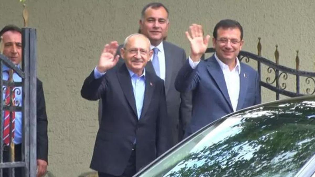 Kılıçdaroğlu ve İmamoğlu Ahlatlıbel'de görüştü