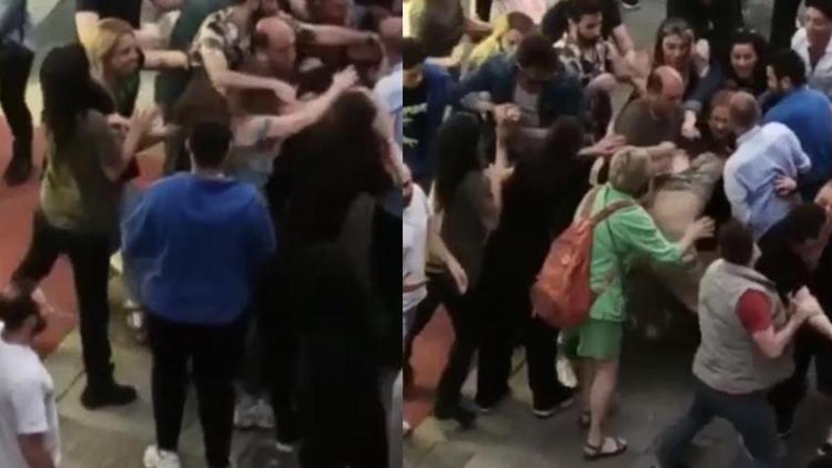 İstanbul’da iki kadın esnafın yer kavgası