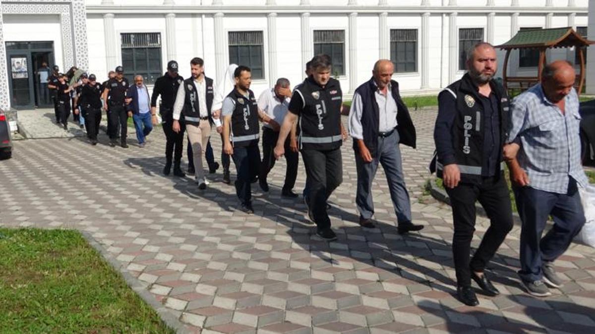 6 ildeki fındık alımında usulsüzlük operasyonunda 18 şüpheli adliyede