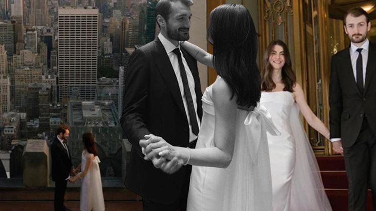 Ünlü çift New York'ta evlendi! Sosyal medya hesabından paylaştı