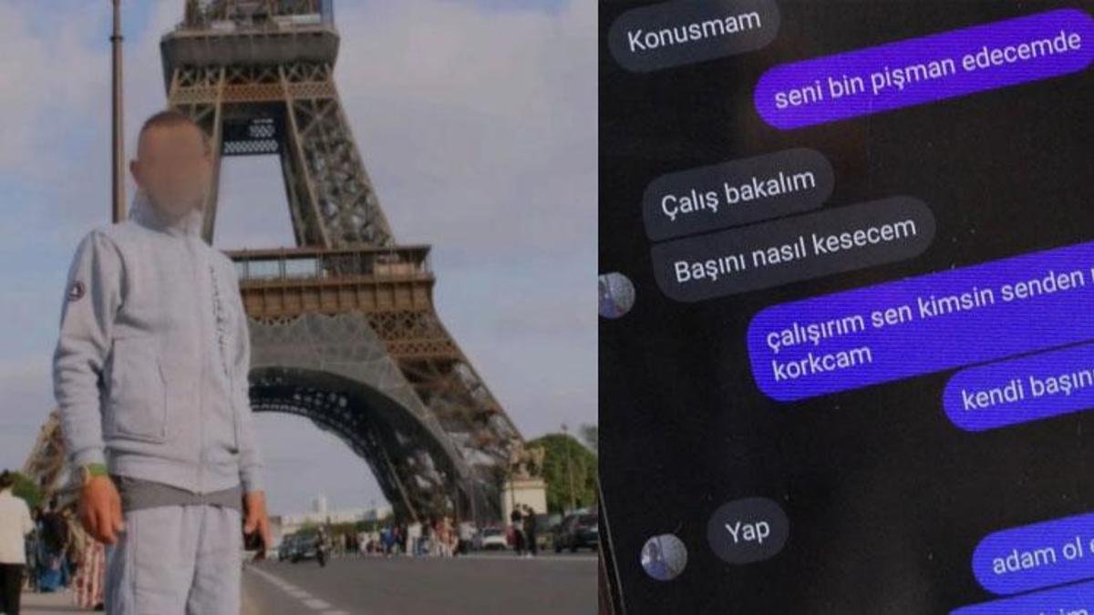 Boşanma aşamasındaki eşine 'başını keseceğim' mesajı atıp evini taşladı