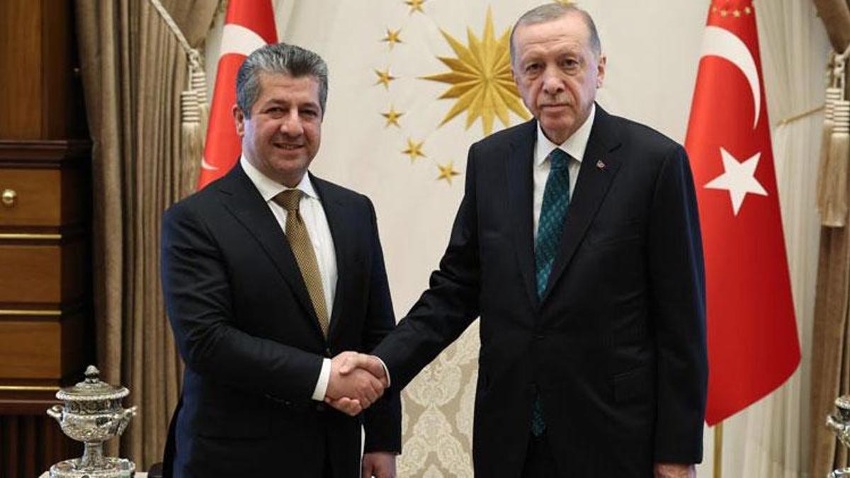 Cumhurbaşkanı Erdoğan, Barzani'yi kabul etti