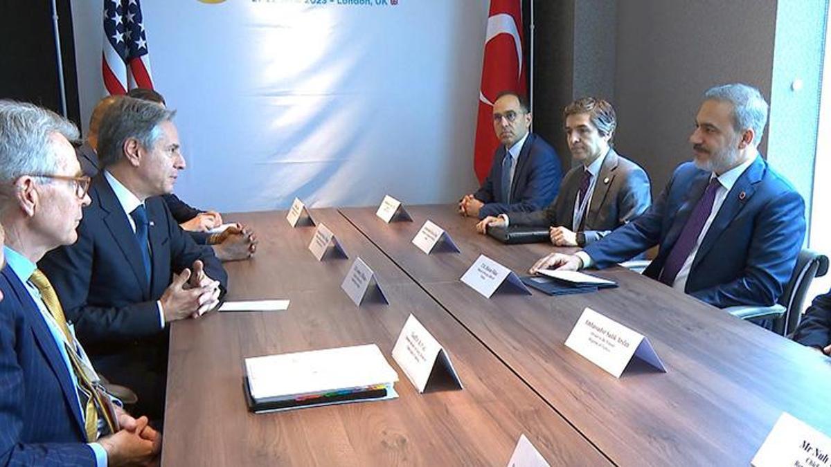 Bakan Fidan, ABD'li mevkidaşı Blinken ile görüştü