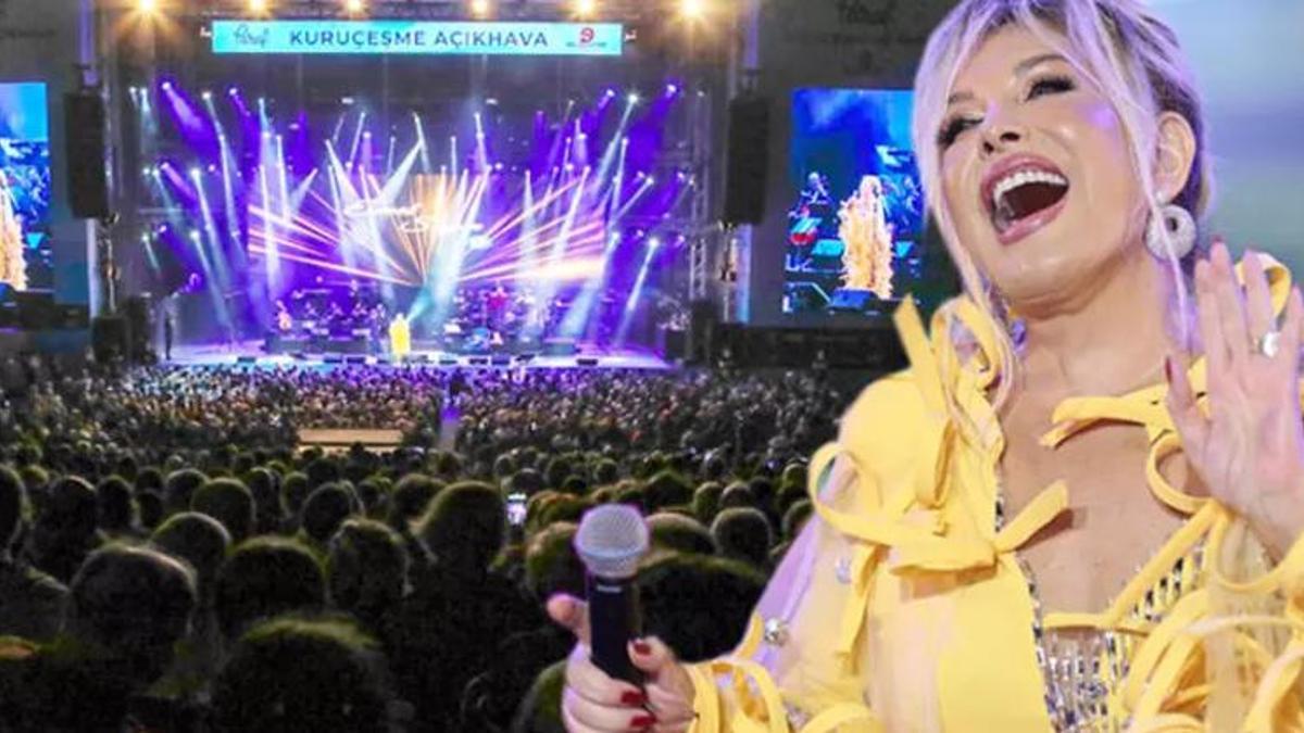 Emel Sayın, Paraf Kuruçeşme Açıkhava sahnesine güneş gibi doğdu
