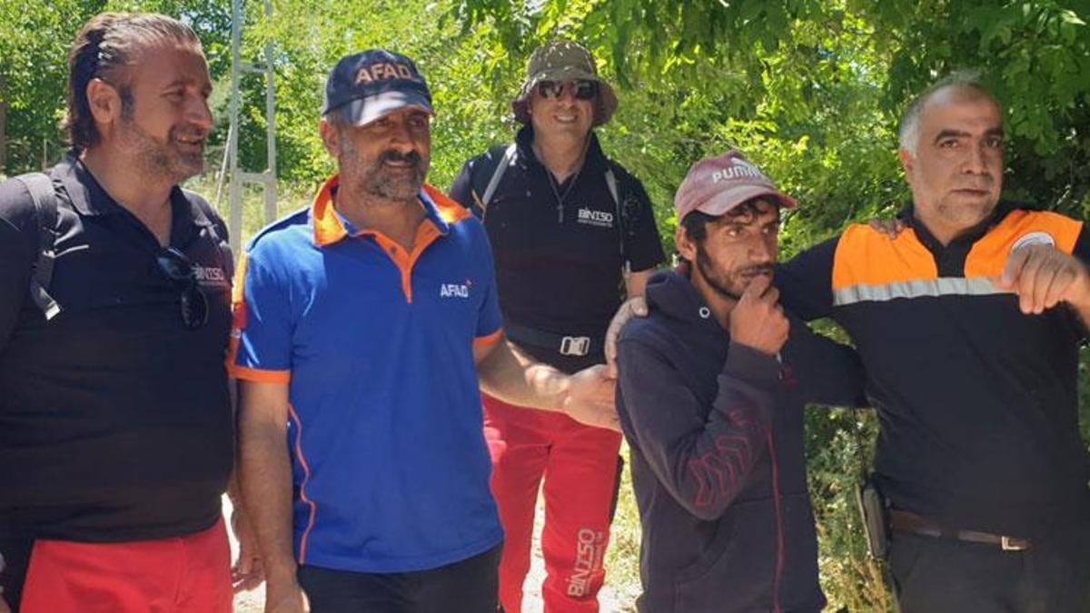 Bingöl'de kaybolan çoban, 15 saat sonra bulundu