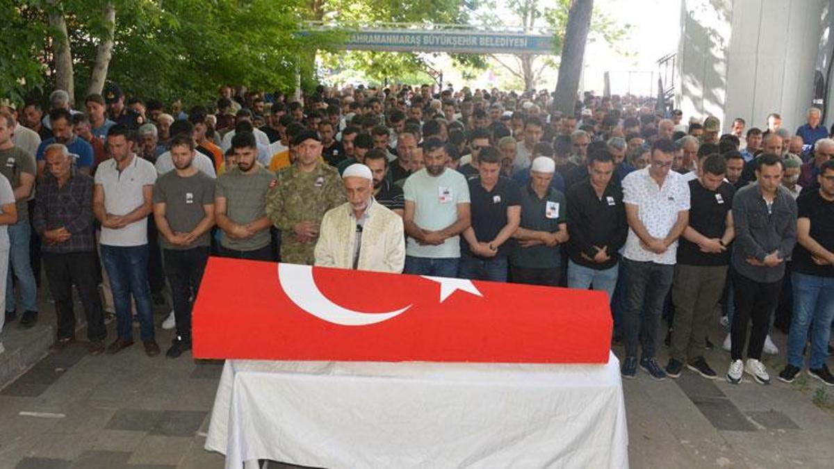 Isparta'da kazada ölen astsubay, Kahramanmaraş'ta toprağa verildi