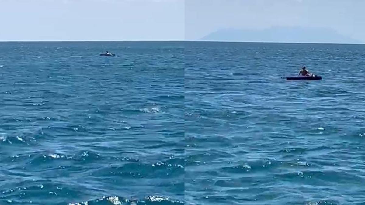 Saros’ta deniz yatağında uyuyakaldı, 4 mil açıkta kurtarıldı!