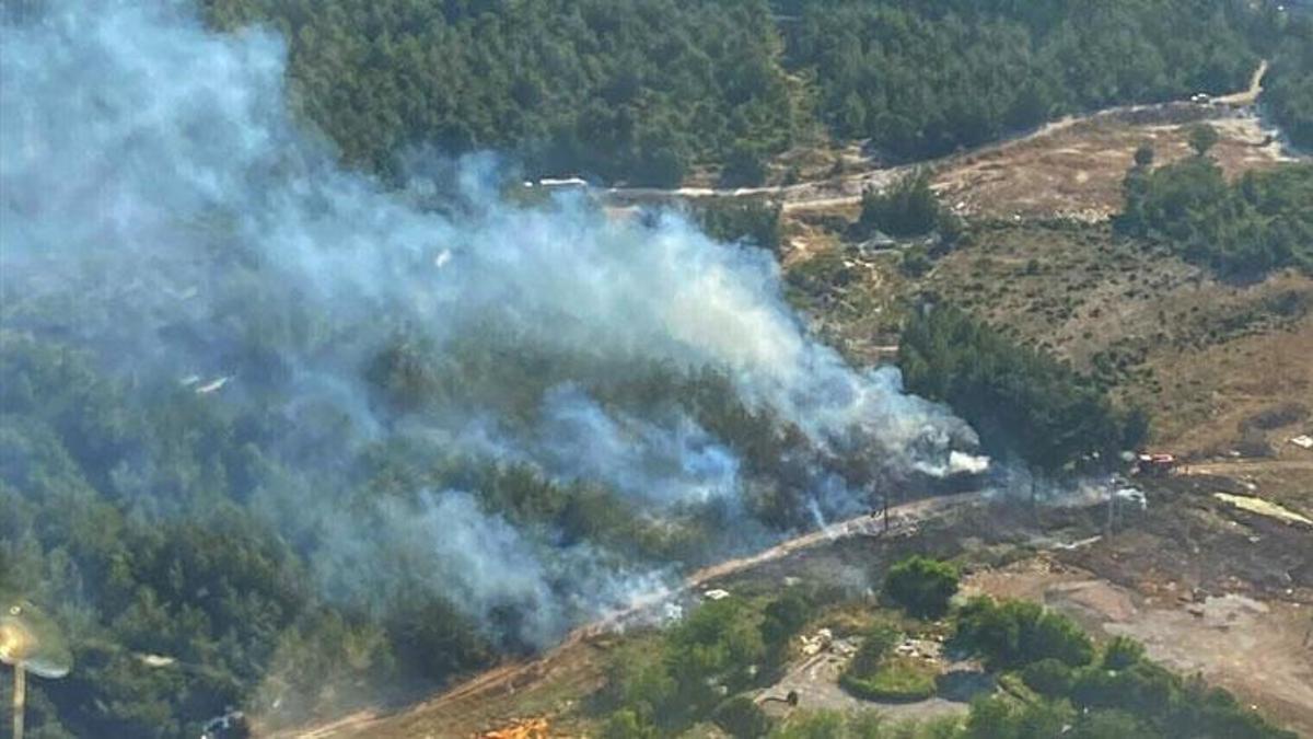 İzmir’de orman yangını 40 dakikada kontrol altına alındı