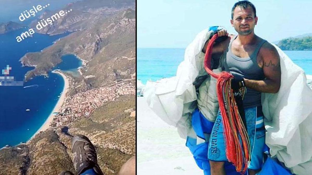 Yamaç paraşütü eğitmeni 200 metre yükseklikten denize düşerek hayatını kaybetti! ‘Düşle ama düşme’  notuyla paylaşmıştı...