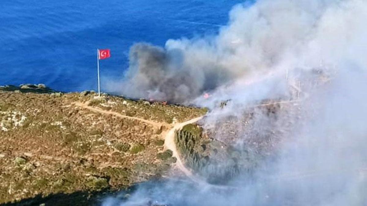 Ateş savaşçıları sadece alevlere değil gönüllere de su serpti