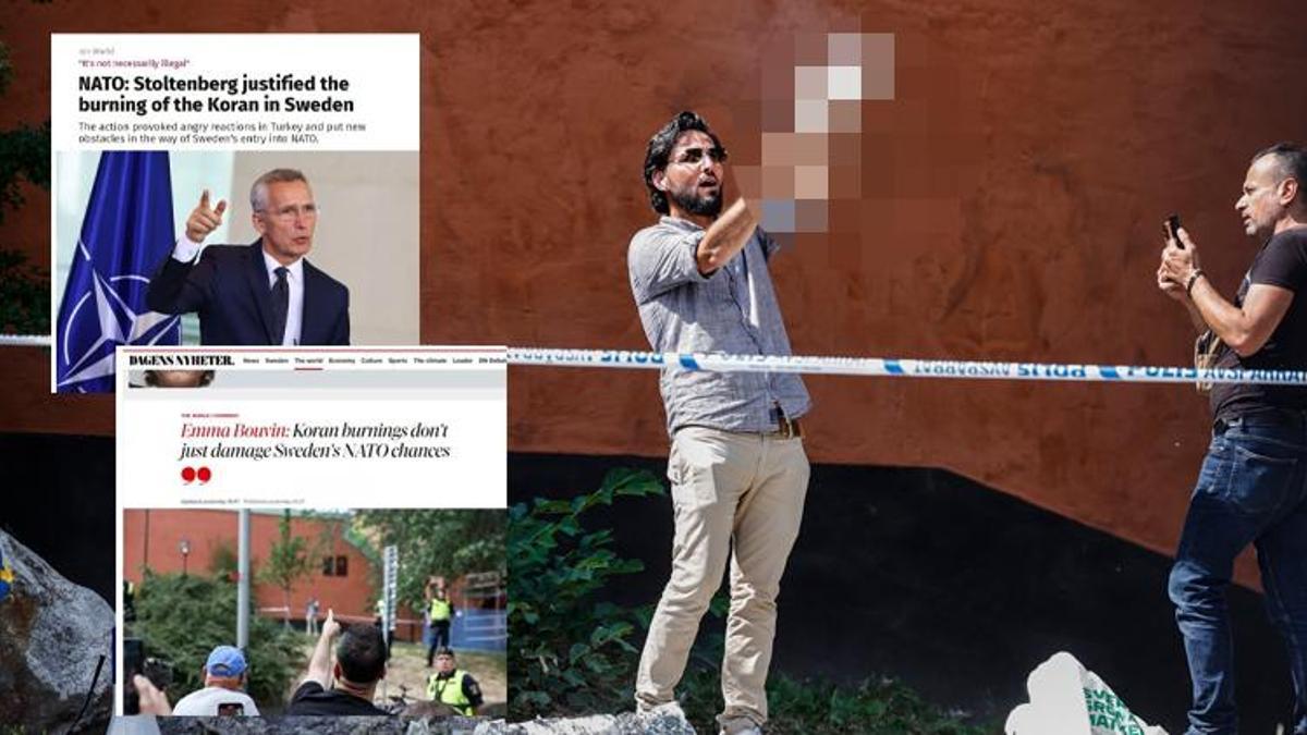 İsveç'e tepkiler çığ gibi büyüyor! Provokatörün ifadesi ortaya çıktı! Bir skandal daha