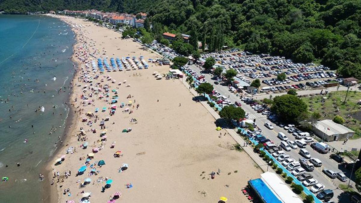 İnkumu bayramın son günü doldu, araç geçişine izin verilmedi