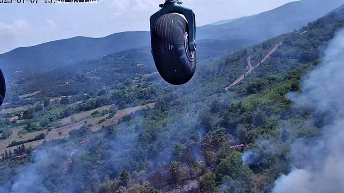 Çanakkale'de orman yangını! Ekipler müdahale ediyor