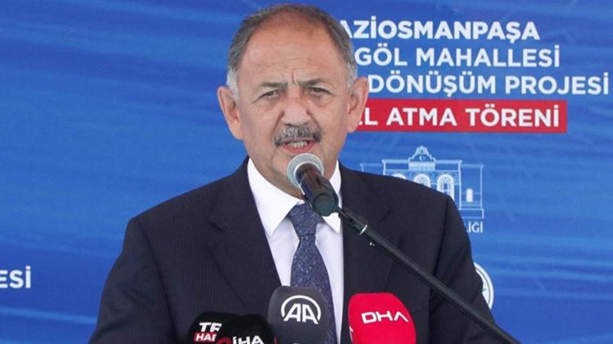Bakan Özhaseki: 1 buçuk milyon evimizi yenilemek durumundayız
