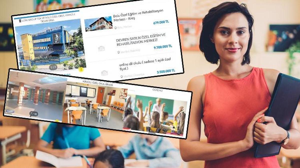 Satılık okul! Bina içindeki öğrencilerle devrediliyor