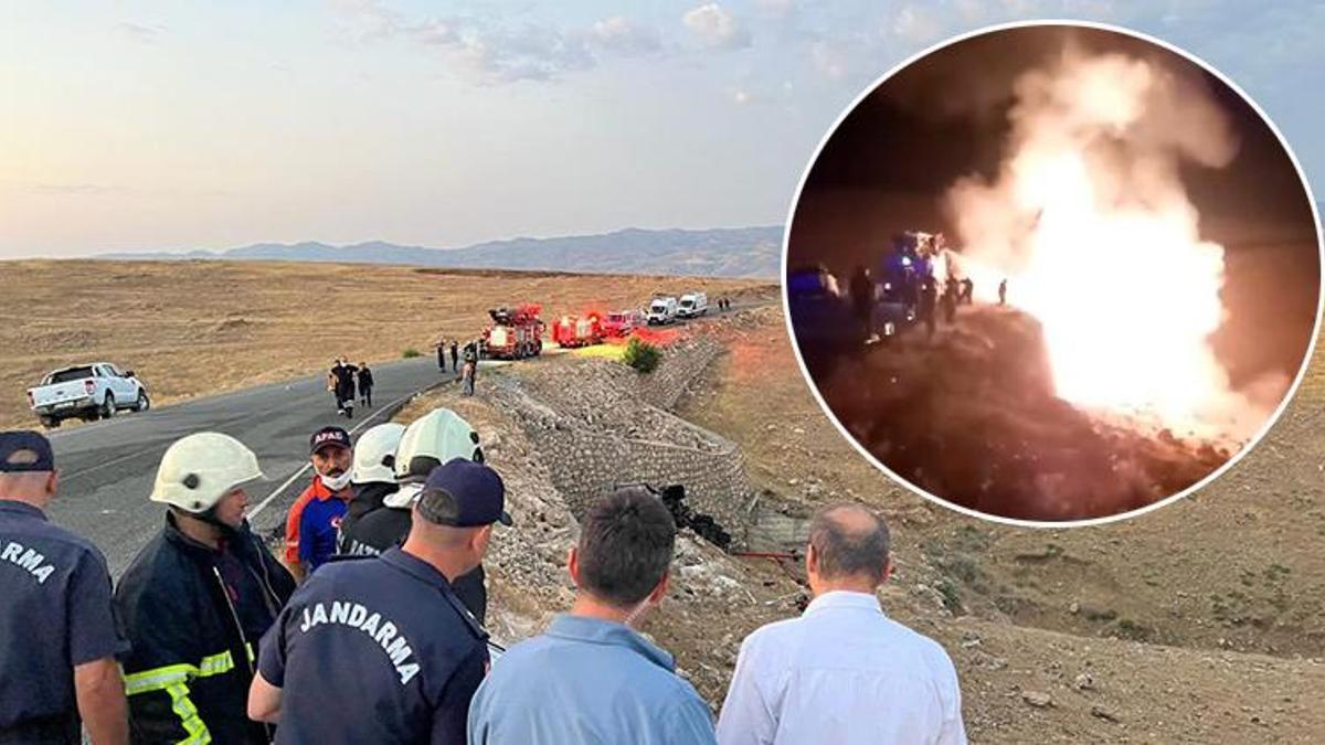 Batman’da feci kaza! Şarampole yuvarlanan kamyon yandı: 4 ölü, 2 ağır yaralı