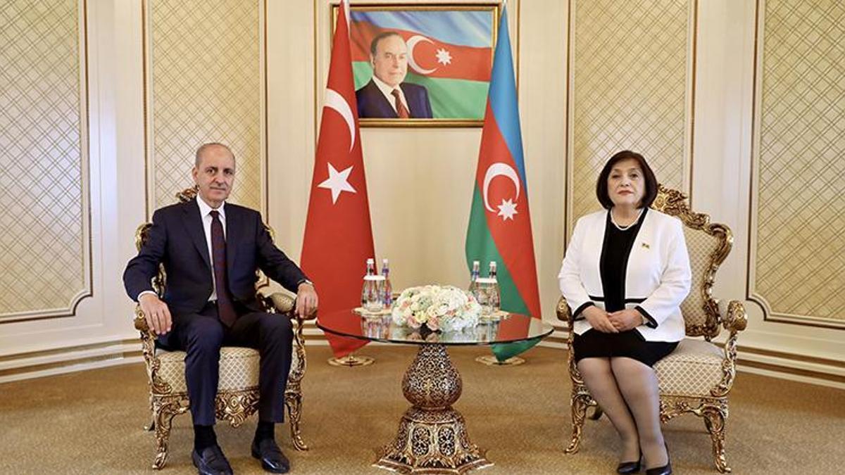 Kurtulmuş, Azerbaycan Milli Meclisi Başkanı Gafarova ile görüştü
