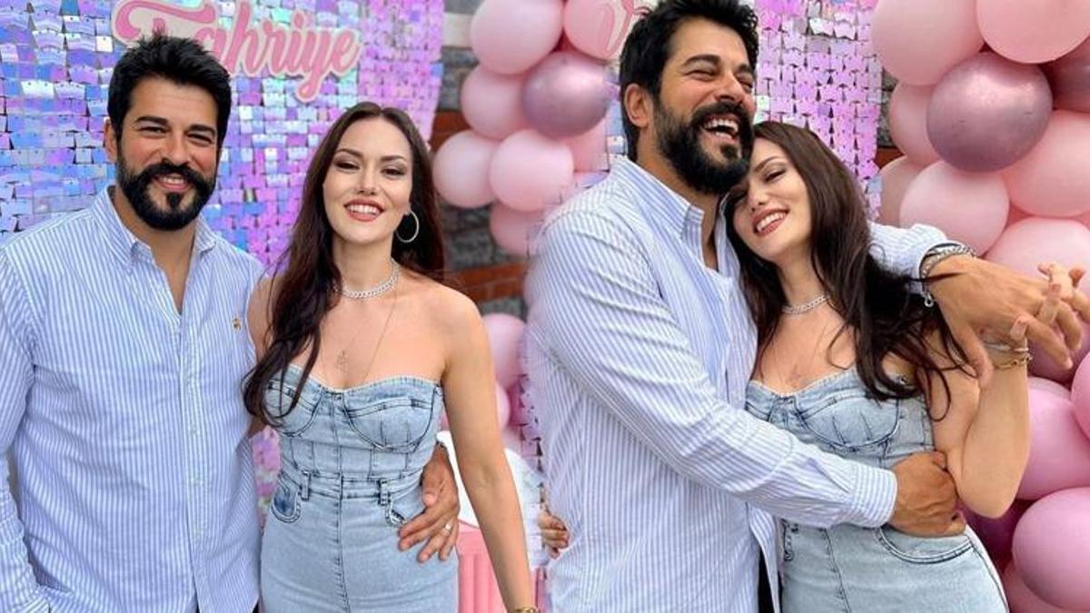 Burak Özçivit ile Fahriye Evcen'in tekne keyfi! 'Rota belirleniyor'
