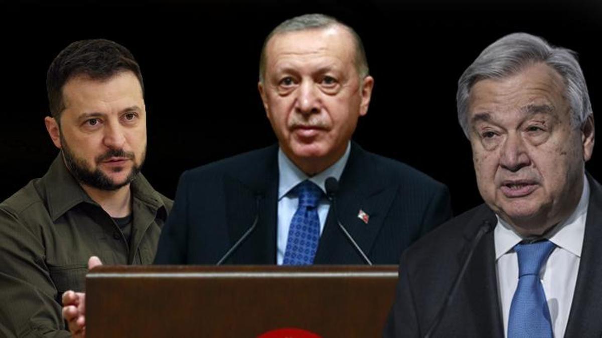 Zelenskiy'den Cumhurbaşkanı Erdoğan'a mektup! Tahıl diplomasisi sürüyor