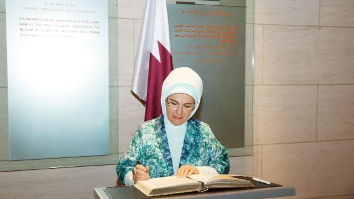 Emine Erdoğan Doha’da İslam Eserleri Müzesi’ni ziyaret etti