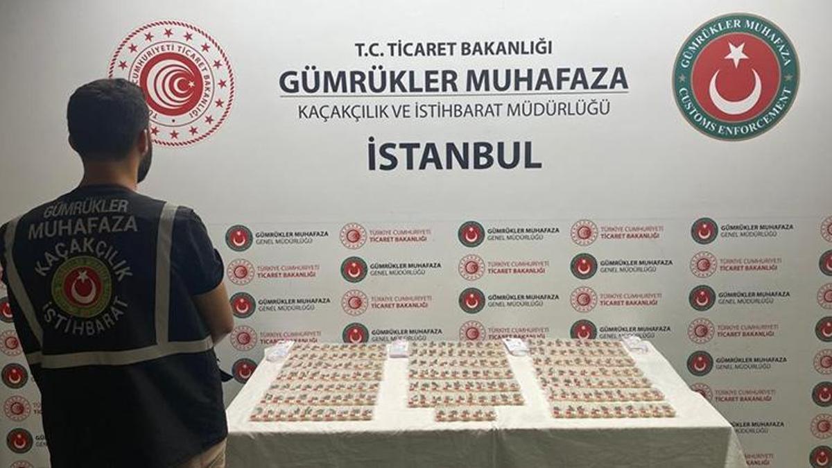 Sabiha Gökçen Havalimanı’ında ele geçirildi! X-ray bin 240 tanesi canlı görüntülendi
