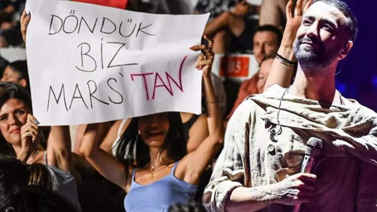 Tan Taşçı'nın şarkı sözlerinden pankart hazırladılar
