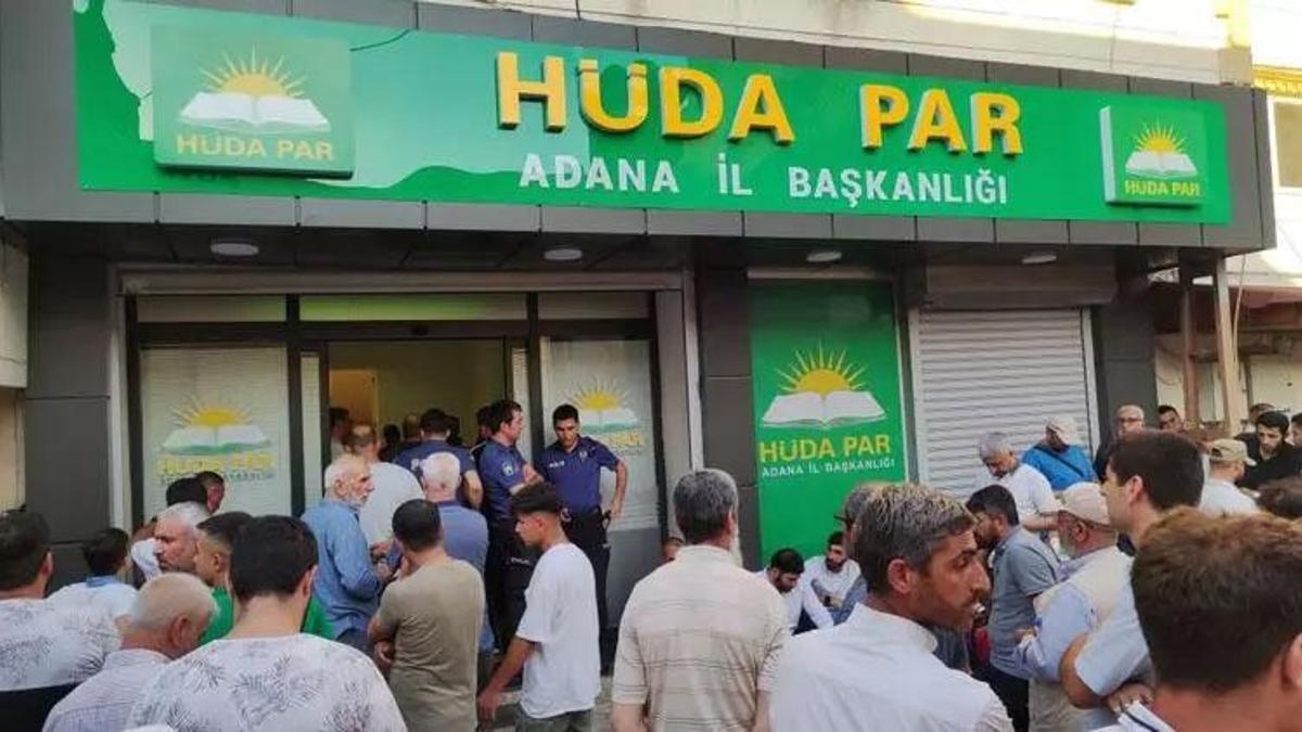 HÜDA PAR Adana İl Başkanlığı binasına bıçaklı saldırı; il başkanı yaralandı, il sekreteri öldü