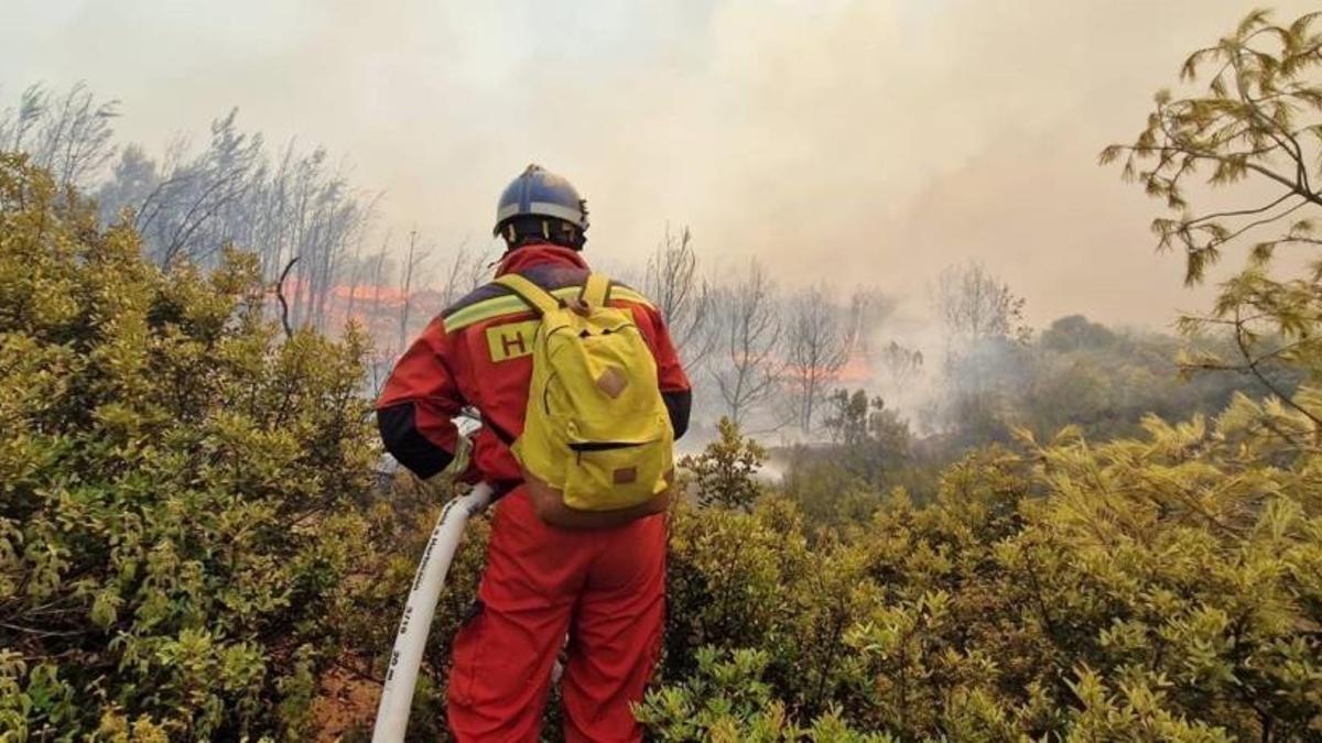 Rodos’taki orman yangını 6 gündür devam ediyor: 19 bin kişi tahliye edildi