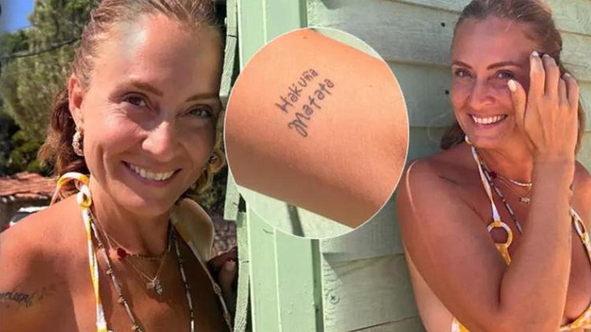 Ceyda Düvenci'den 'dövmeli' mesaj! 'Her şey yolunda'