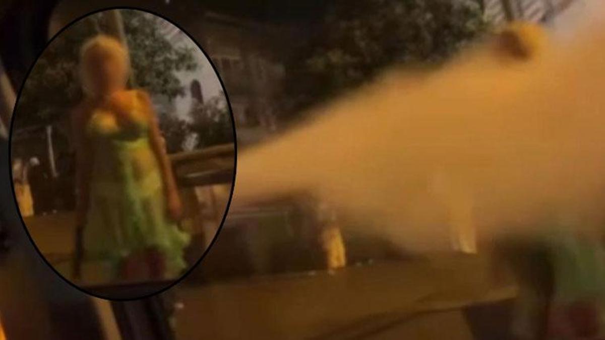 Fatih'te 3 kişi kadınlara yangın tüpüyle gaz sıkarak saldırdı