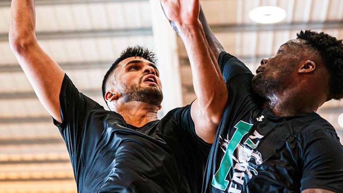 Ömer Faruk Yurtseven NBA yıldızlarıyla özel idmanda