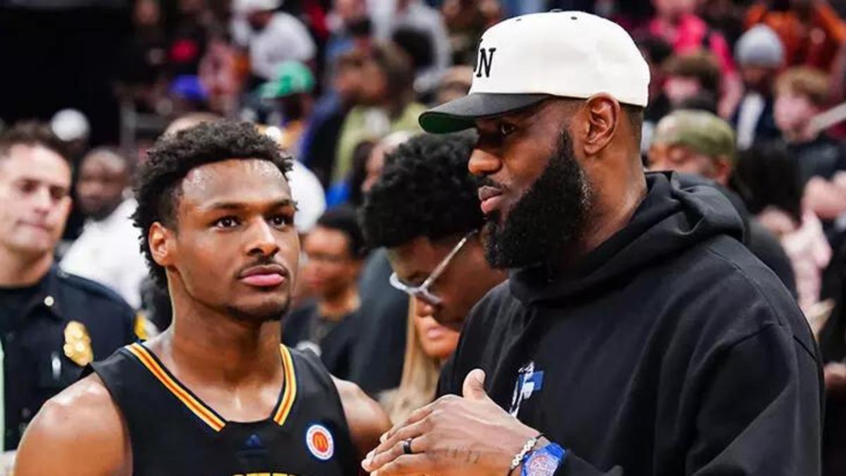 LeBron James'in oğlu Bronny James'ten kötü haber