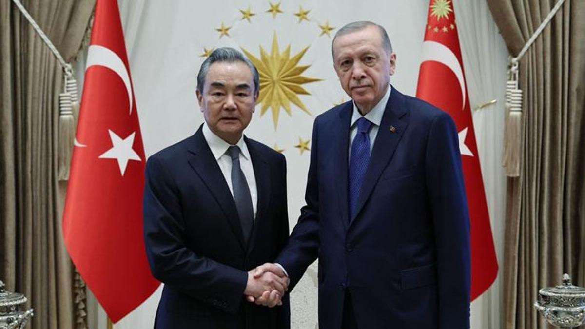 Cumhurbaşkanı Erdoğan, Çin Dışişleri Bakanı Yi'yi kabul etti